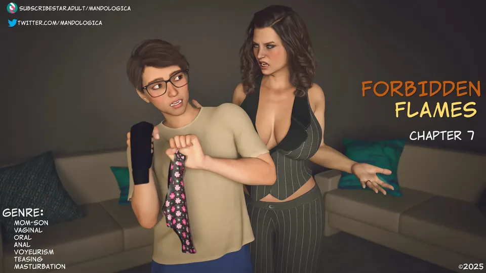 Forbidden Flames [MandoLogica] porn comic cover by MandoLogica