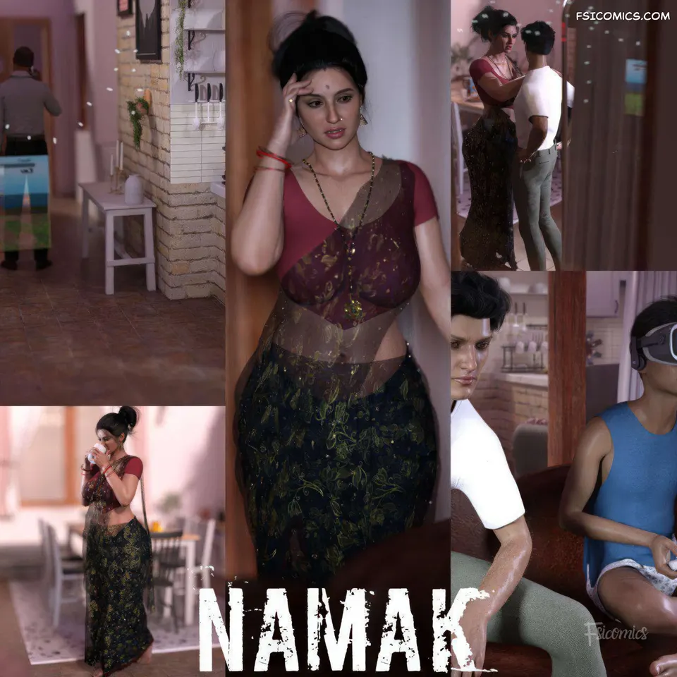Namak – The Wise Monk porn comic cover by Natural Instinct