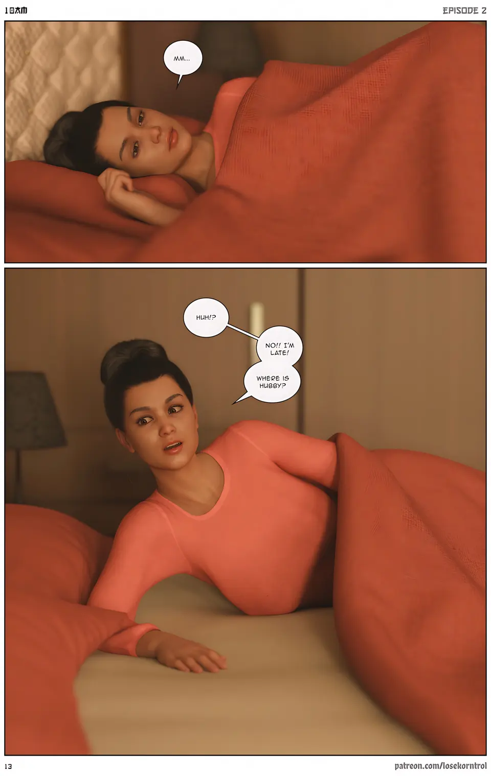 10AM [LoseKorntrol] porn comic — Season 1, Chapter 2, page 13