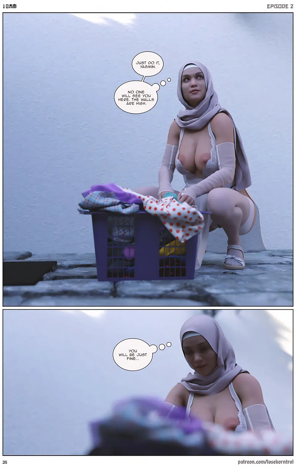 10AM [LoseKorntrol] porn comic — Season 1, Chapter 2, page 35