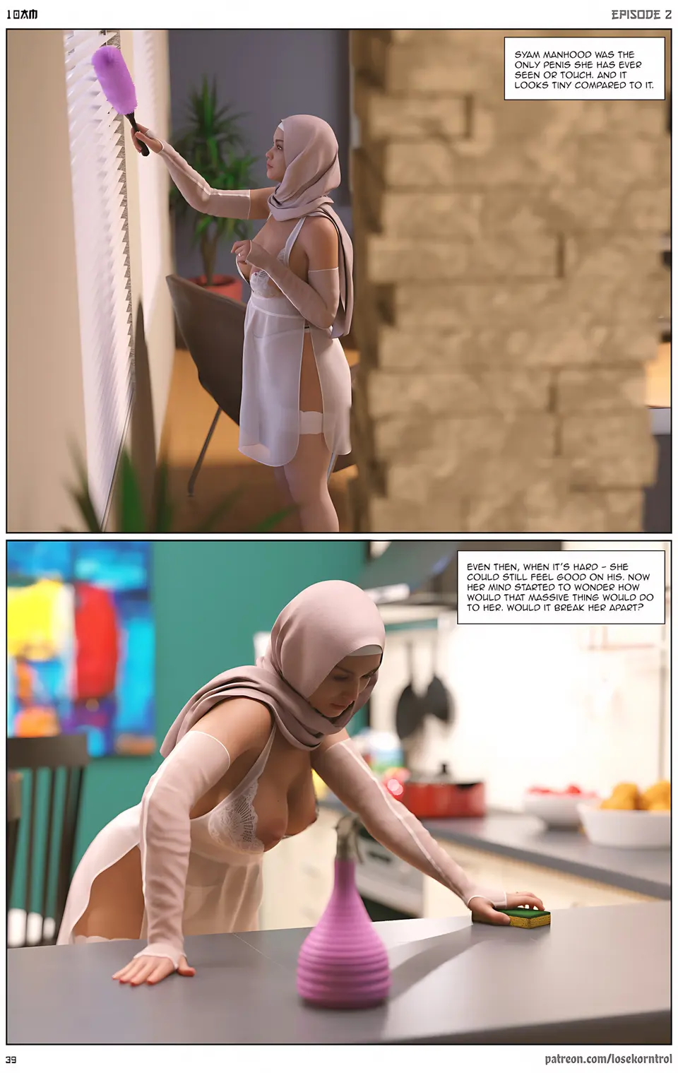 10AM [LoseKorntrol] porn comic — Season 1, Chapter 2, page 39