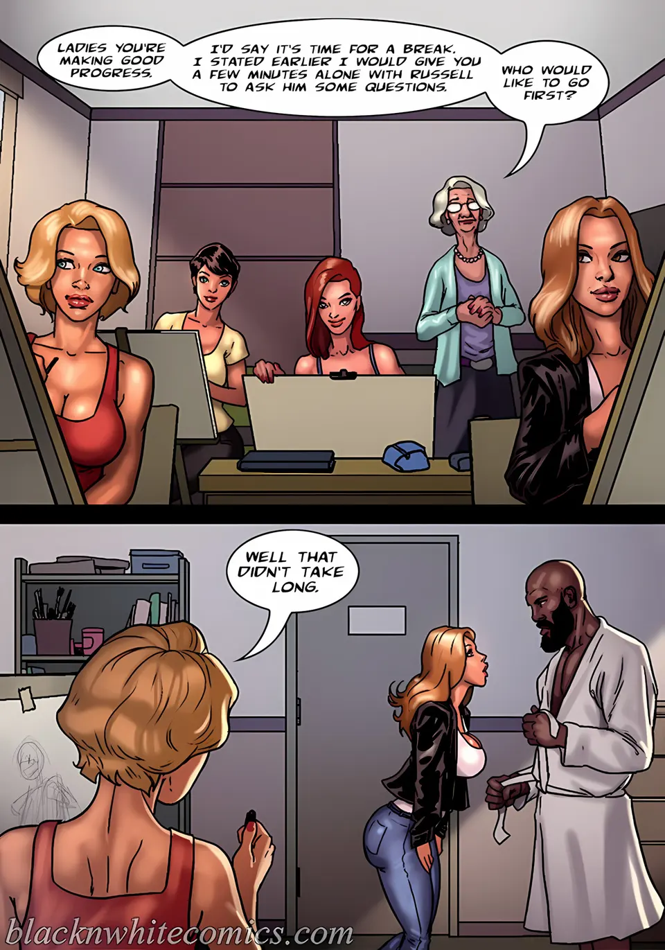 Art Class [BlackNWhiteComics] porn comic — Season 1, Chapter 1, page 9