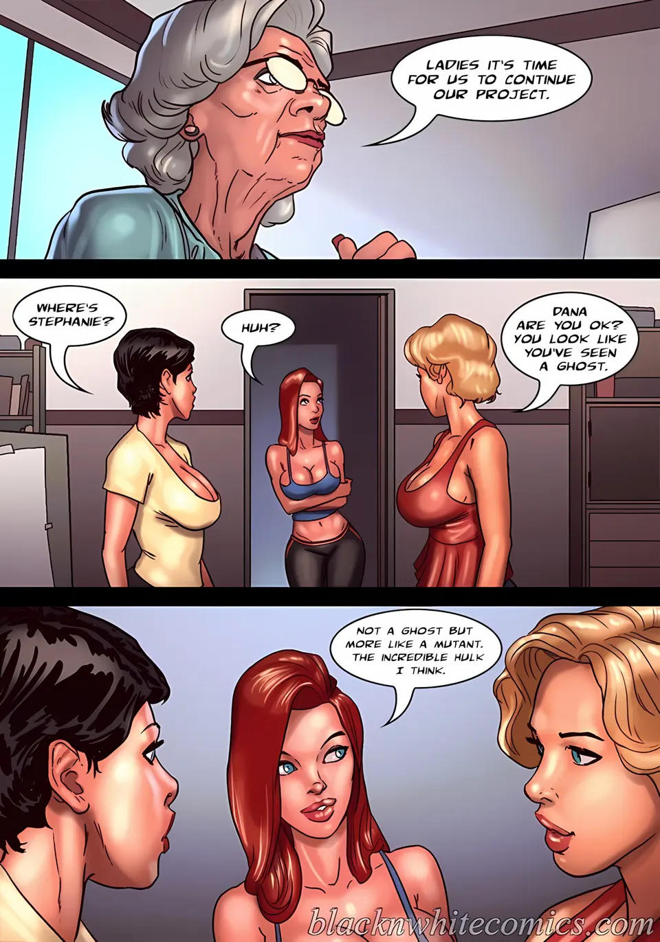 Art Class [BlackNWhiteComics] porn comic — Season 1, Chapter 1, page 19