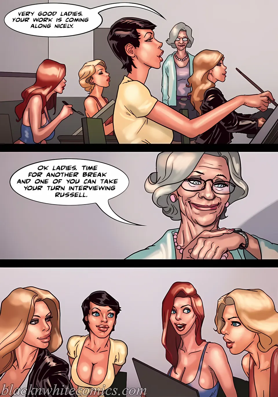 Art Class [BlackNWhiteComics] porn comic — Season 1, Chapter 1, page 24