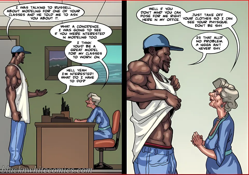 Art Class [BlackNWhiteComics] porn comic — Season 1, Chapter 2, page 8