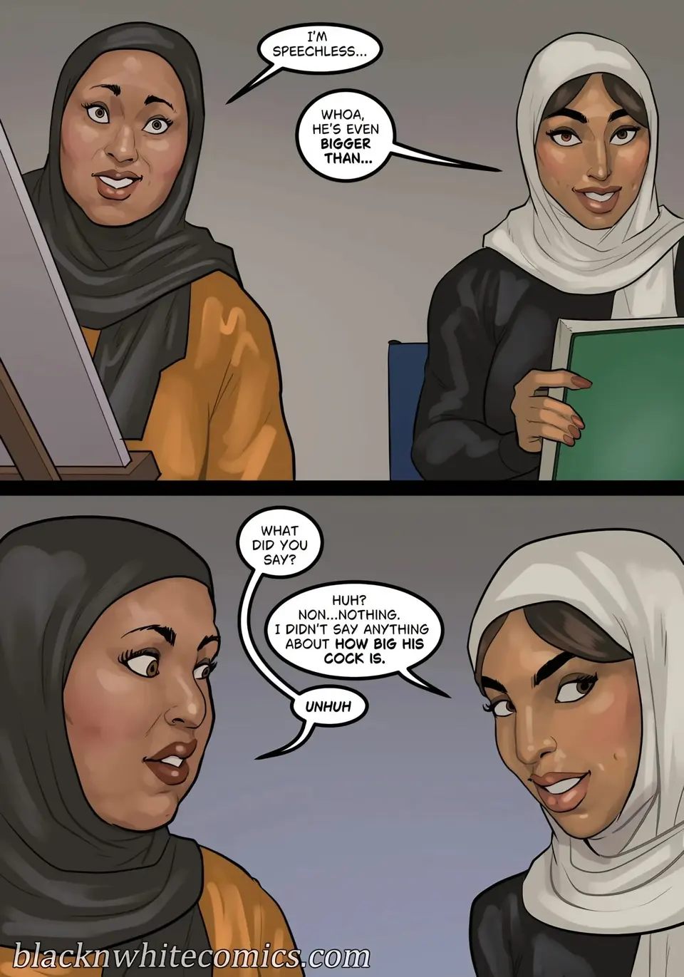 Art Class [BlackNWhiteComics] porn comic — Season 1, Chapter 3, page 8