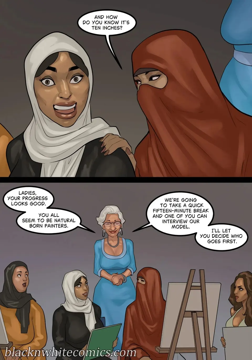 Art Class [BlackNWhiteComics] porn comic — Season 1, Chapter 3, page 11