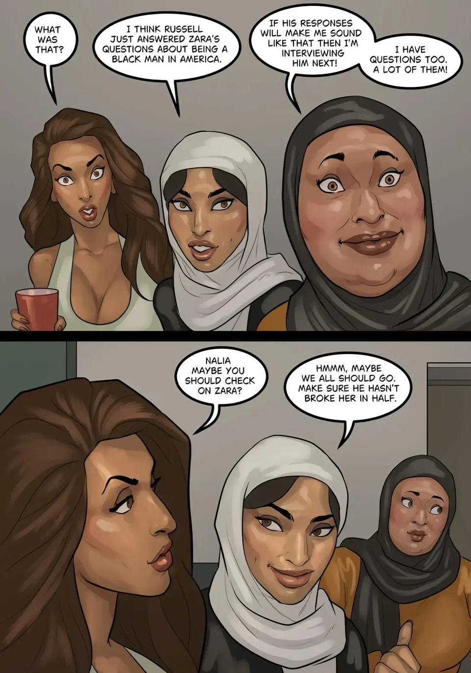 Art Class [BlackNWhiteComics] porn comic — Season 1, Chapter 3, page 18