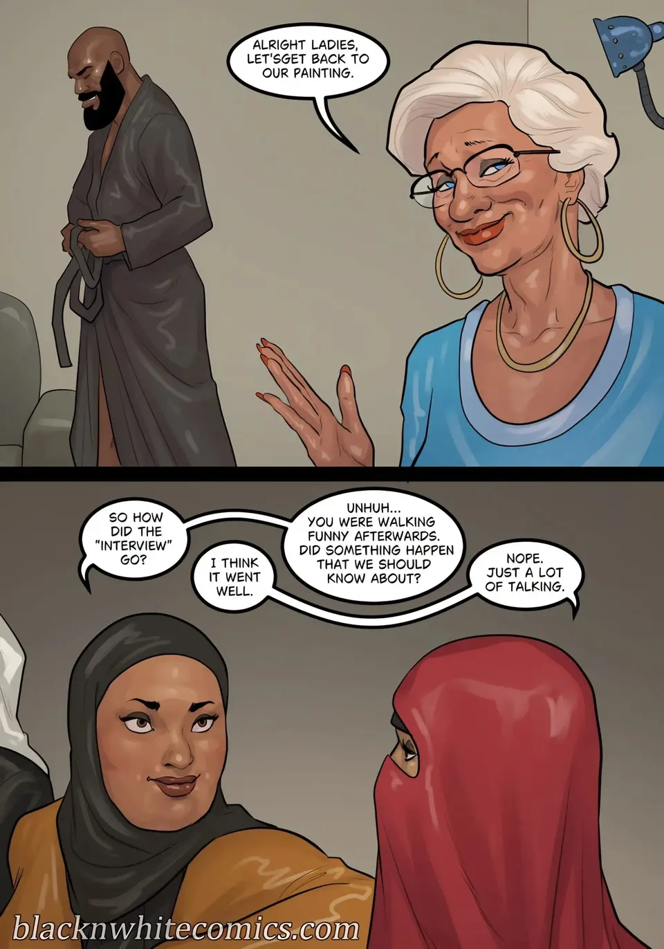 Art Class [BlackNWhiteComics] porn comic — Season 1, Chapter 3, page 28