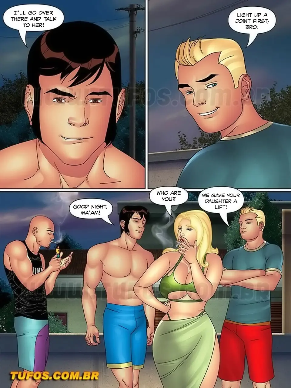 Aunt, Cousins And Co. 21-30 [Tufos] porn comic — Season 1, Chapter 10, page 4