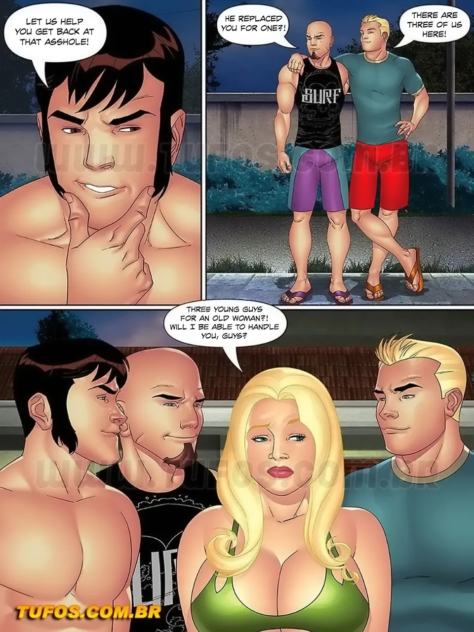 Aunt, Cousins And Co. 21-30 [Tufos] porn comic — Season 1, Chapter 10, page 8
