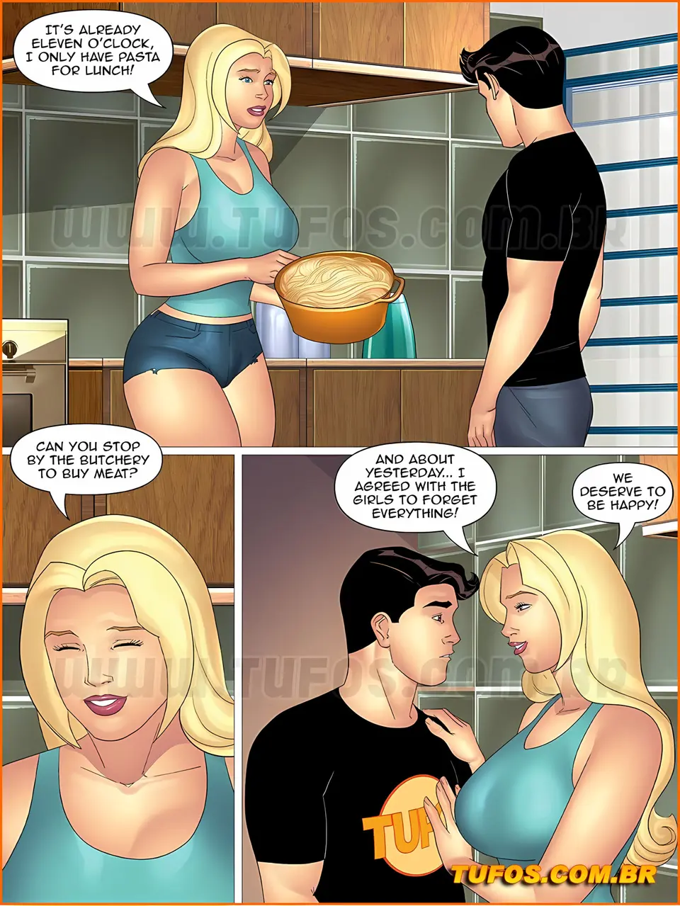 Aunt, Cousins And Co. 21-30 [Tufos] porn comic — Season 1, Chapter 2, page 4
