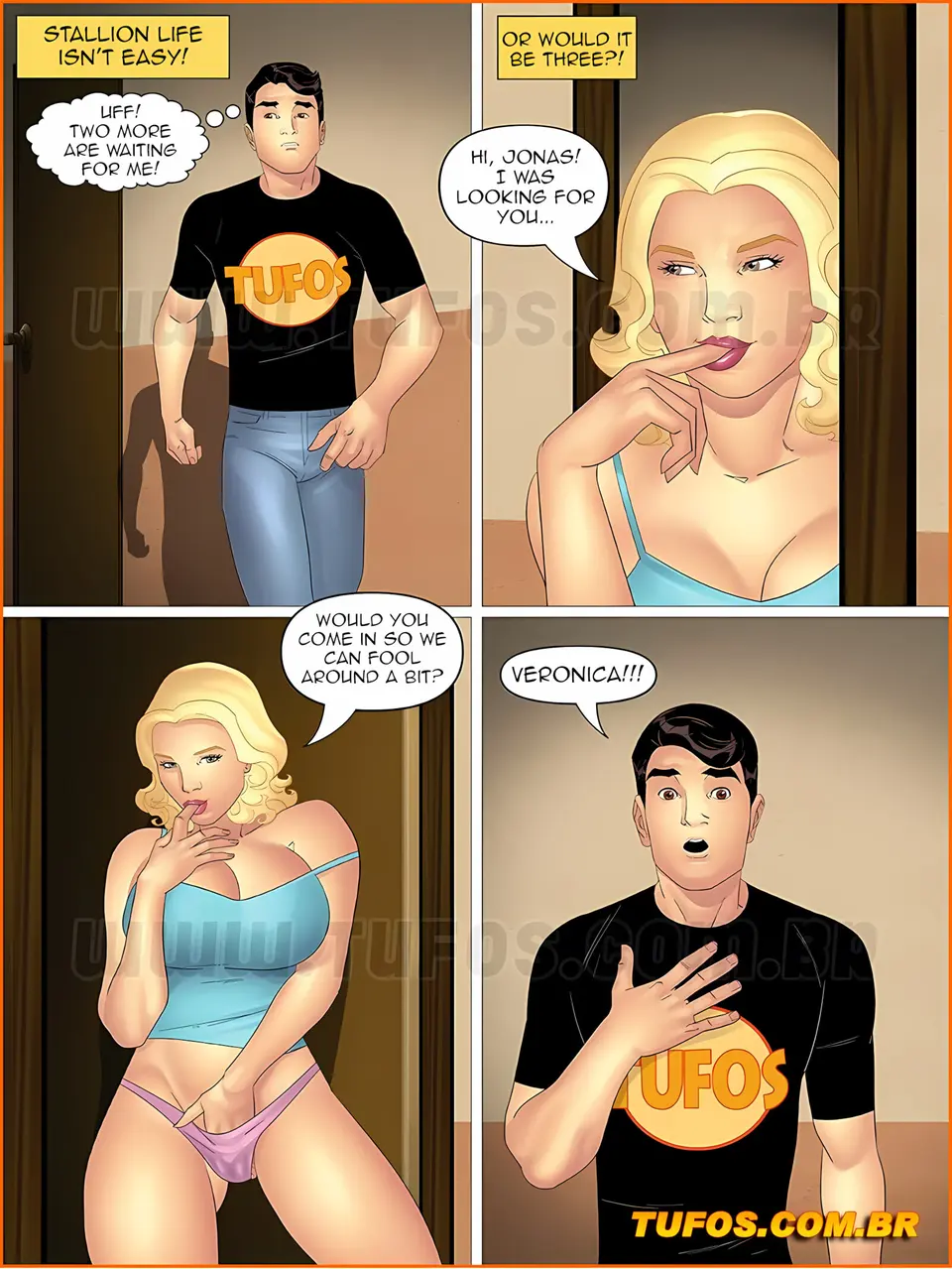 Aunt, Cousins And Co. 21-30 [Tufos] porn comic — Season 1, Chapter 3, page 14