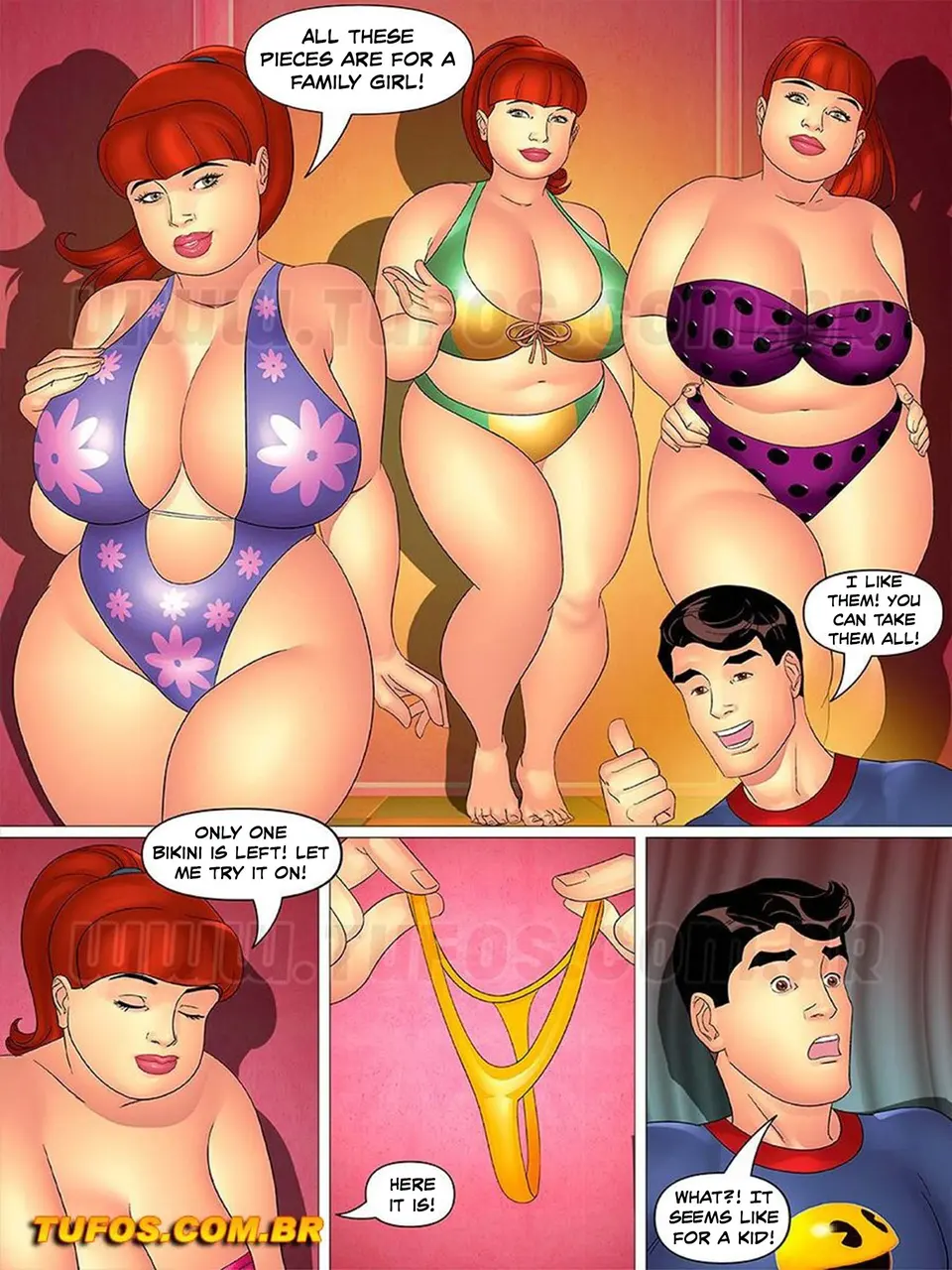 Aunt, Cousins And Co. 21-30 [Tufos] porn comic — Season 1, Chapter 5, page 9