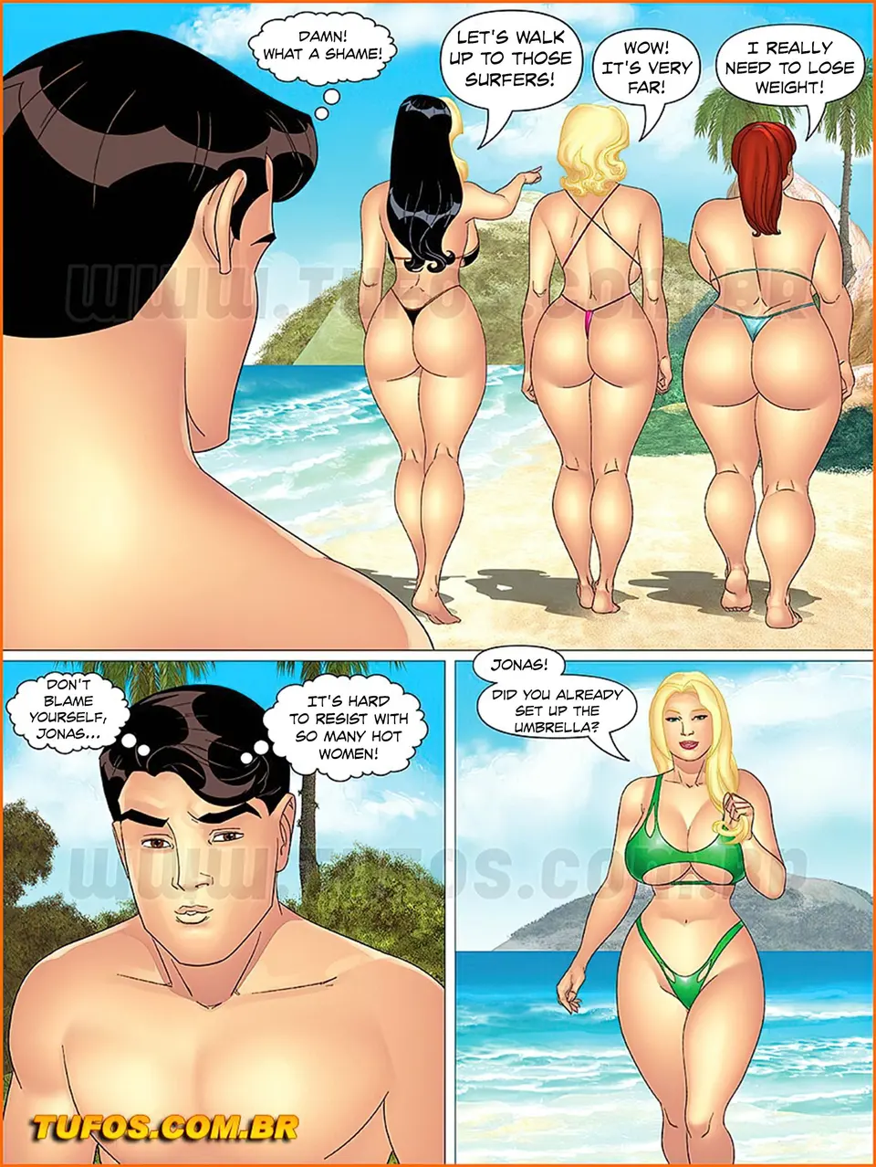 Aunt, Cousins And Co. 21-30 [Tufos] porn comic — Season 1, Chapter 6, page 4