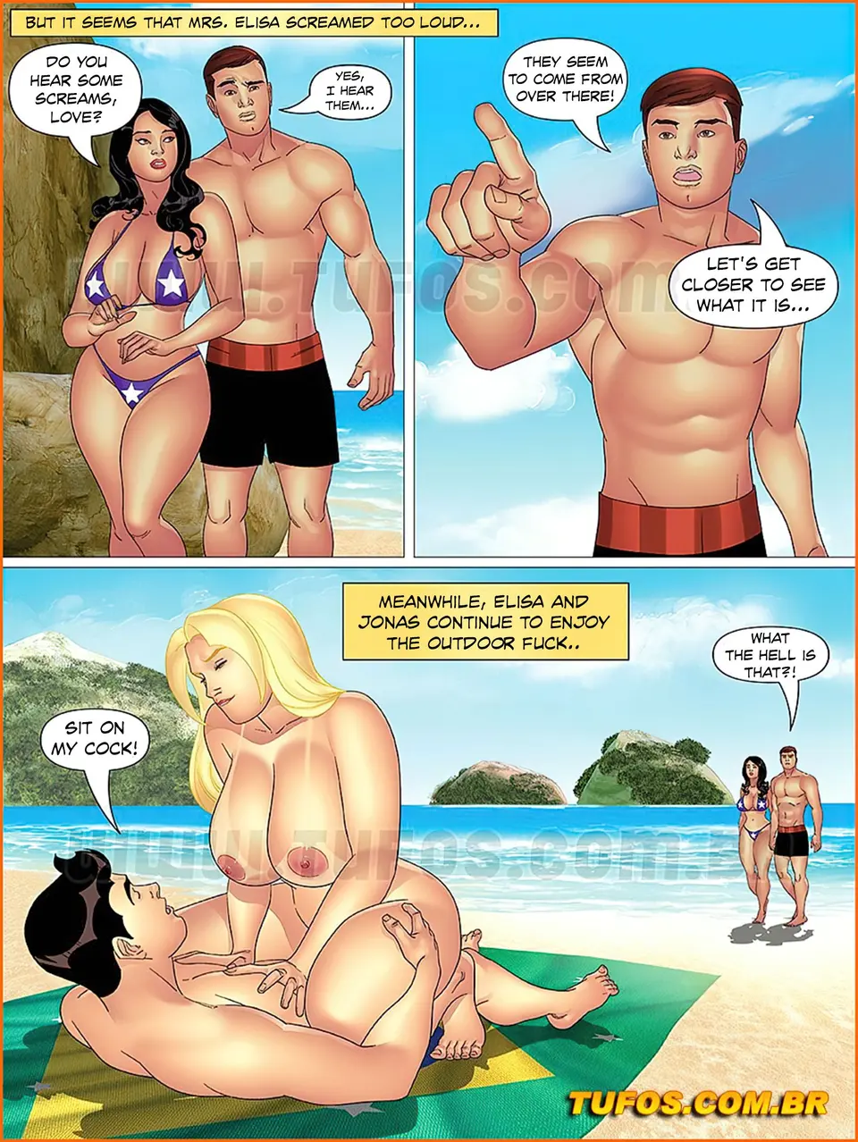 Aunt, Cousins And Co. 21-30 [Tufos] porn comic — Season 1, Chapter 6, page 14