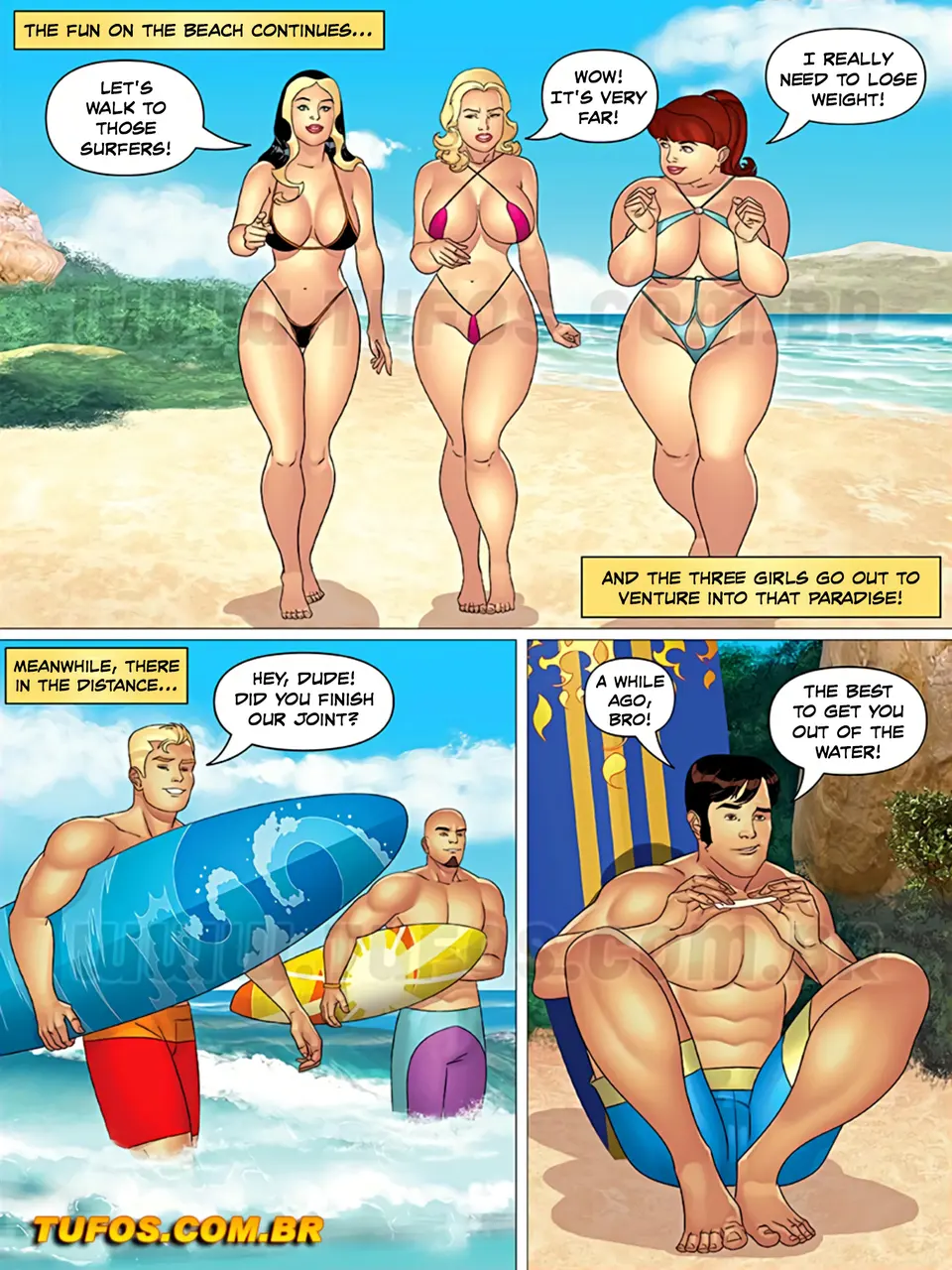 Aunt, Cousins And Co. 21-30 [Tufos] porn comic — Season 1, Chapter 7, page 2