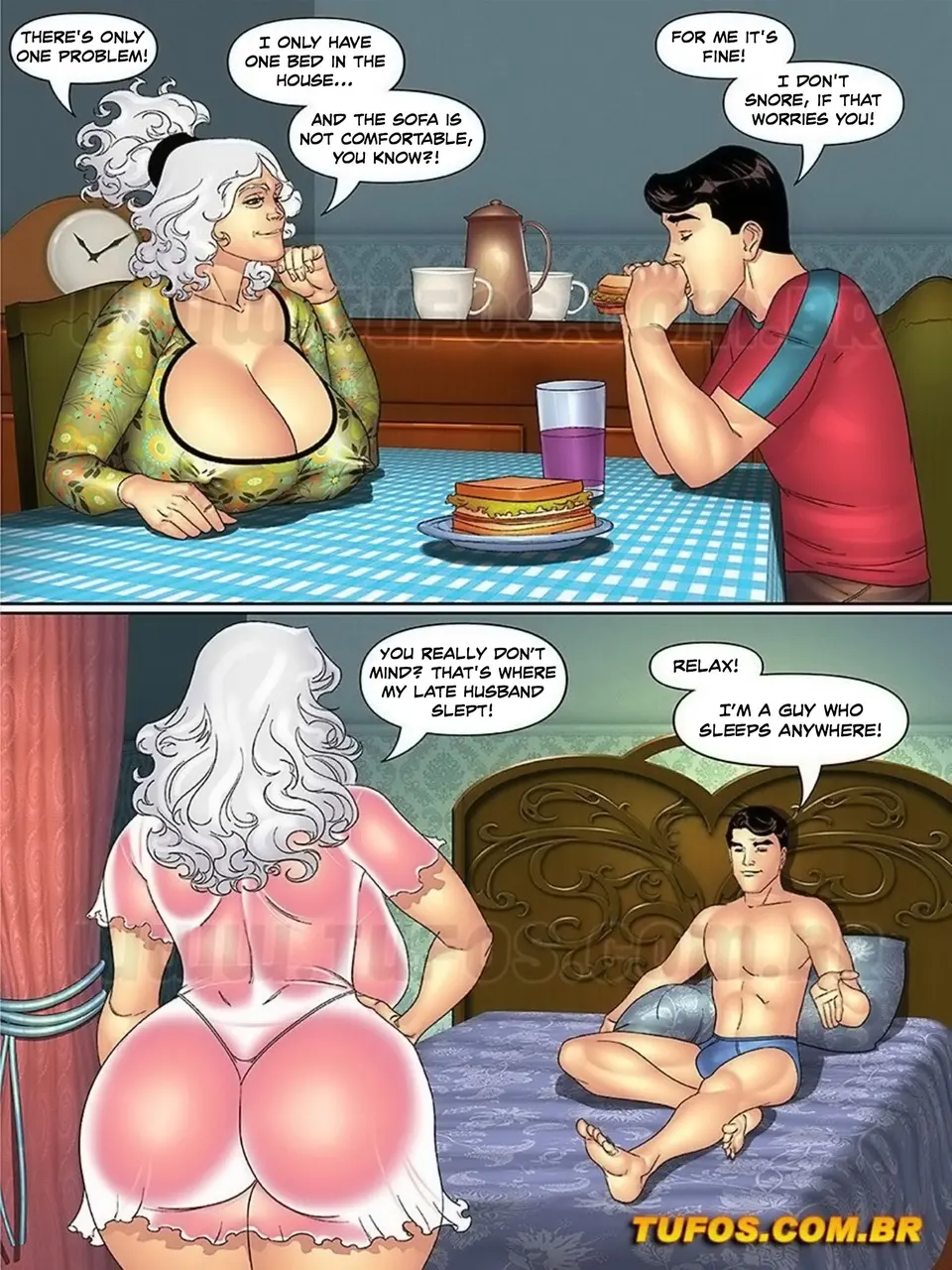 Aunt, Cousins And Co. 31-40 [Tufos] porn comic — Season 1, Chapter 3, page 7