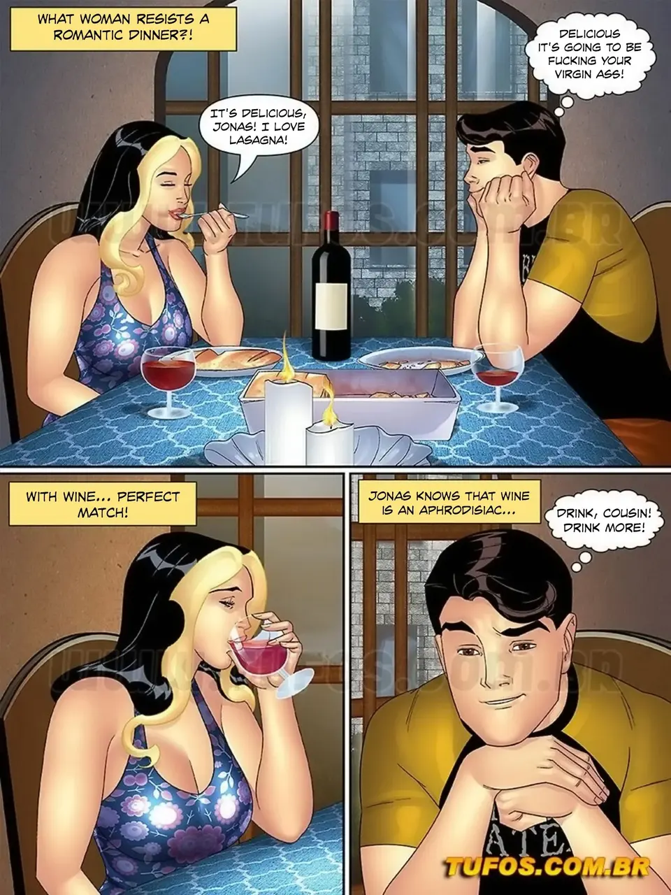 Aunt, Cousins And Co. 31-40 [Tufos] porn comic — Season 1, Chapter 4, page 4
