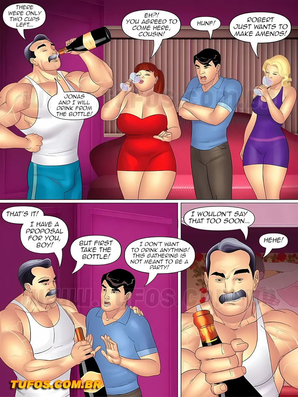 Aunt, Cousins And Co. [Tufos] porn comic — Season 1, Chapter 10, page 8