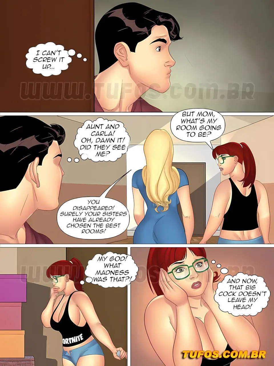 Aunt, Cousins And Co. [Tufos] porn comic — Season 1, Chapter 2, page 10