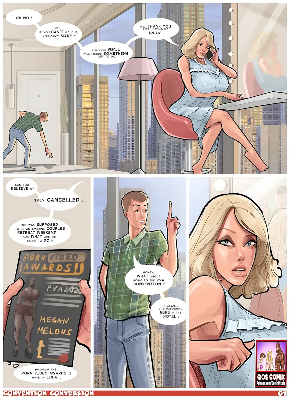 Convention Conversion [Devin Dickie] porn comic — Season 1, Chapter 1, page 2