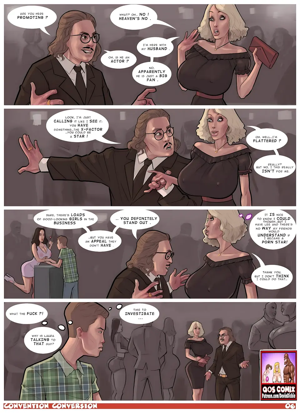 Convention Conversion [Devin Dickie] porn comic — Season 1, Chapter 1, page 7