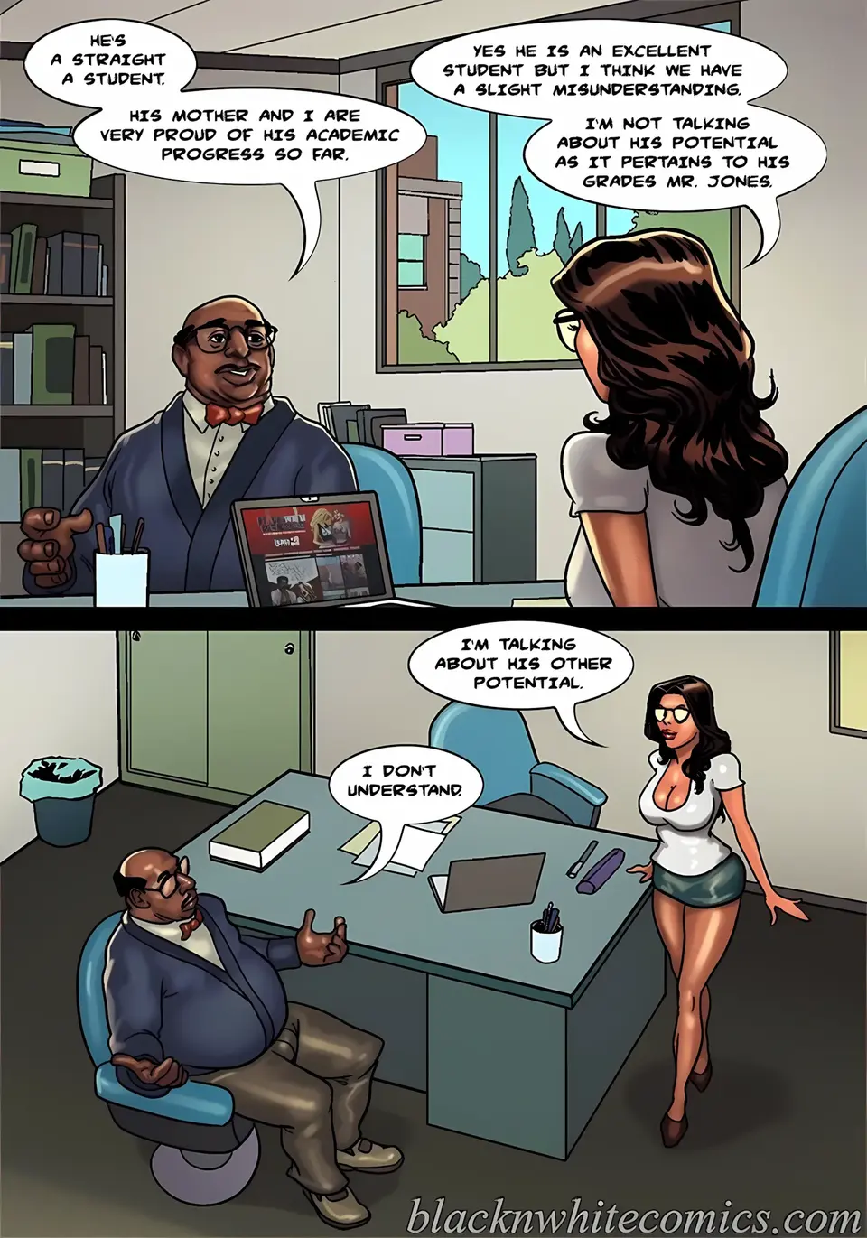 Detention [Yair] porn comic — Season 1, Chapter 2, page 7