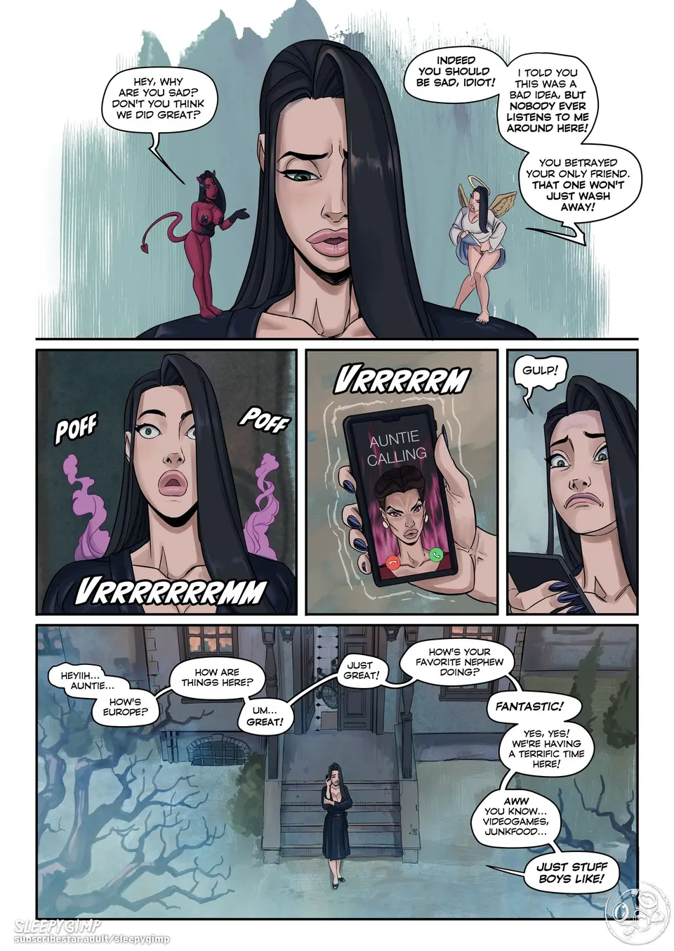 Family Values [Sleepy Gimp] porn comic — Season 1, Chapter 7, page 27