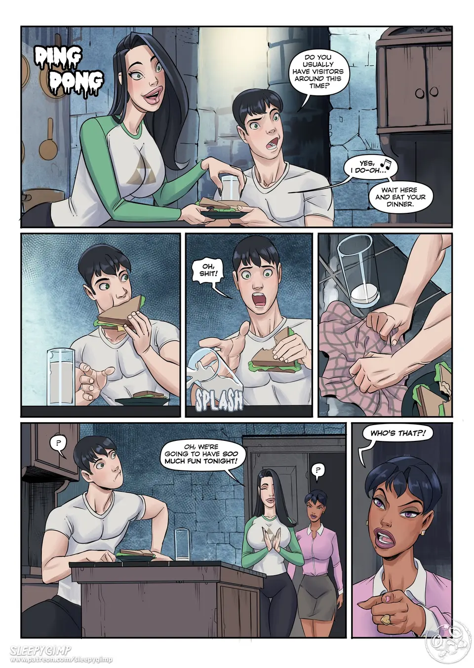 Family Values [Sleepy Gimp] porn comic — Season 1, Chapter 8, page 10