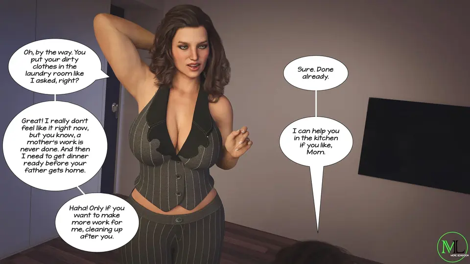 Forbidden Flames [MandoLogica] porn comic — Season 1, Chapter 1, page 12