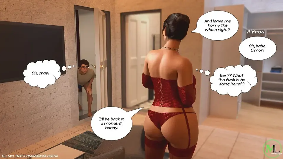 Forbidden Flames [MandoLogica] porn comic — Season 1, Chapter 2, page 8
