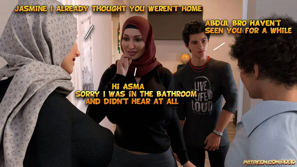 Lust Predators: Hijab Amateurs [Real-Deal 3D] porn comic — Season 1, Chapter 2, page 39