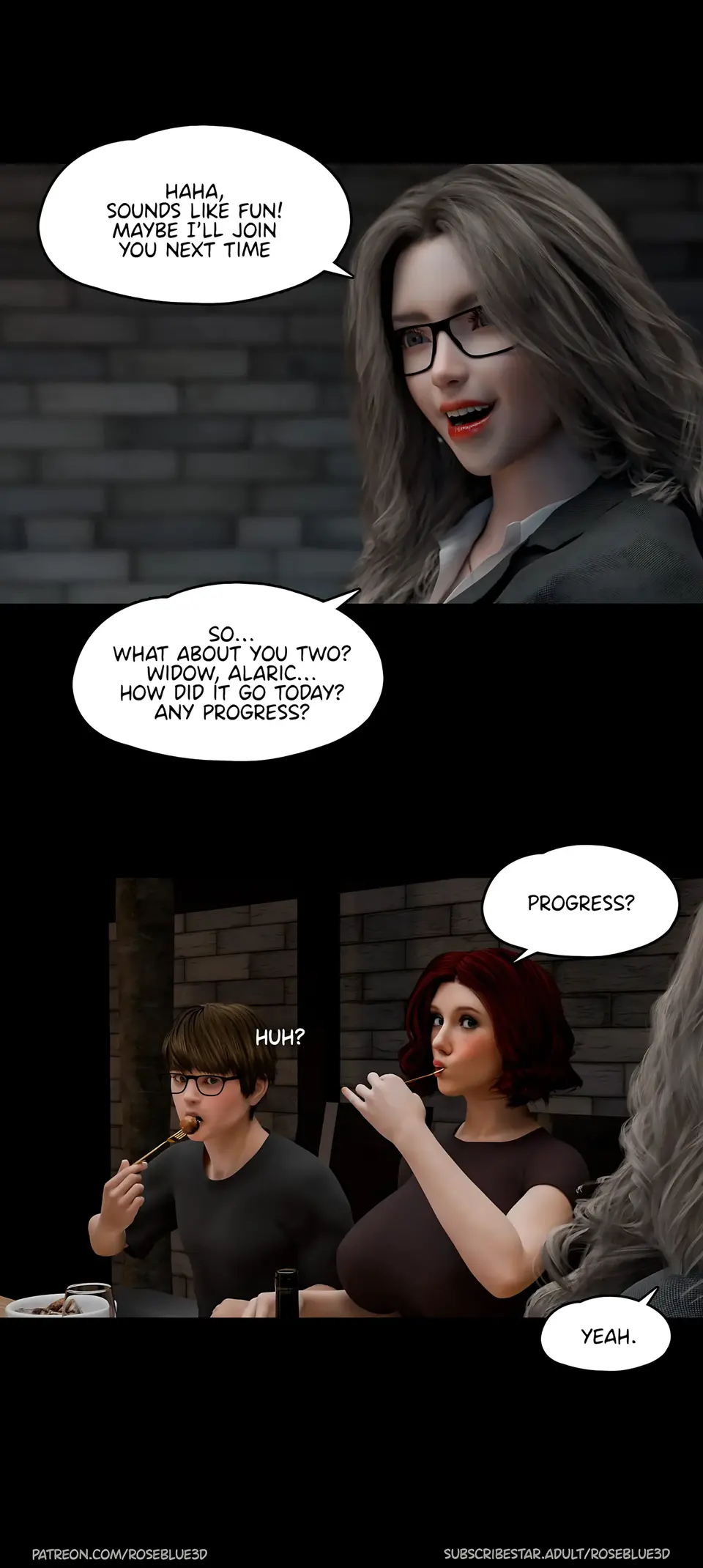 My Neighbor’s Widow 21-56 [RoseBlue3D] porn comic — Season 1, Chapter 18, page 27