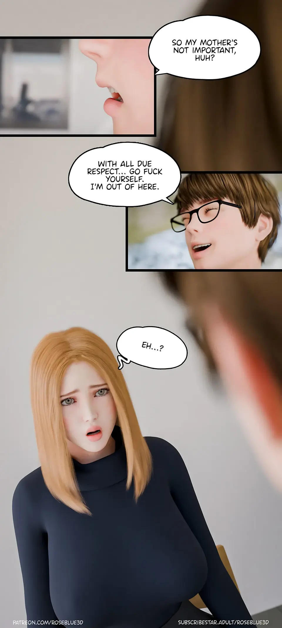 My Neighbor’s Widow 21-56 [RoseBlue3D] porn comic — Season 1, Chapter 23, page 64