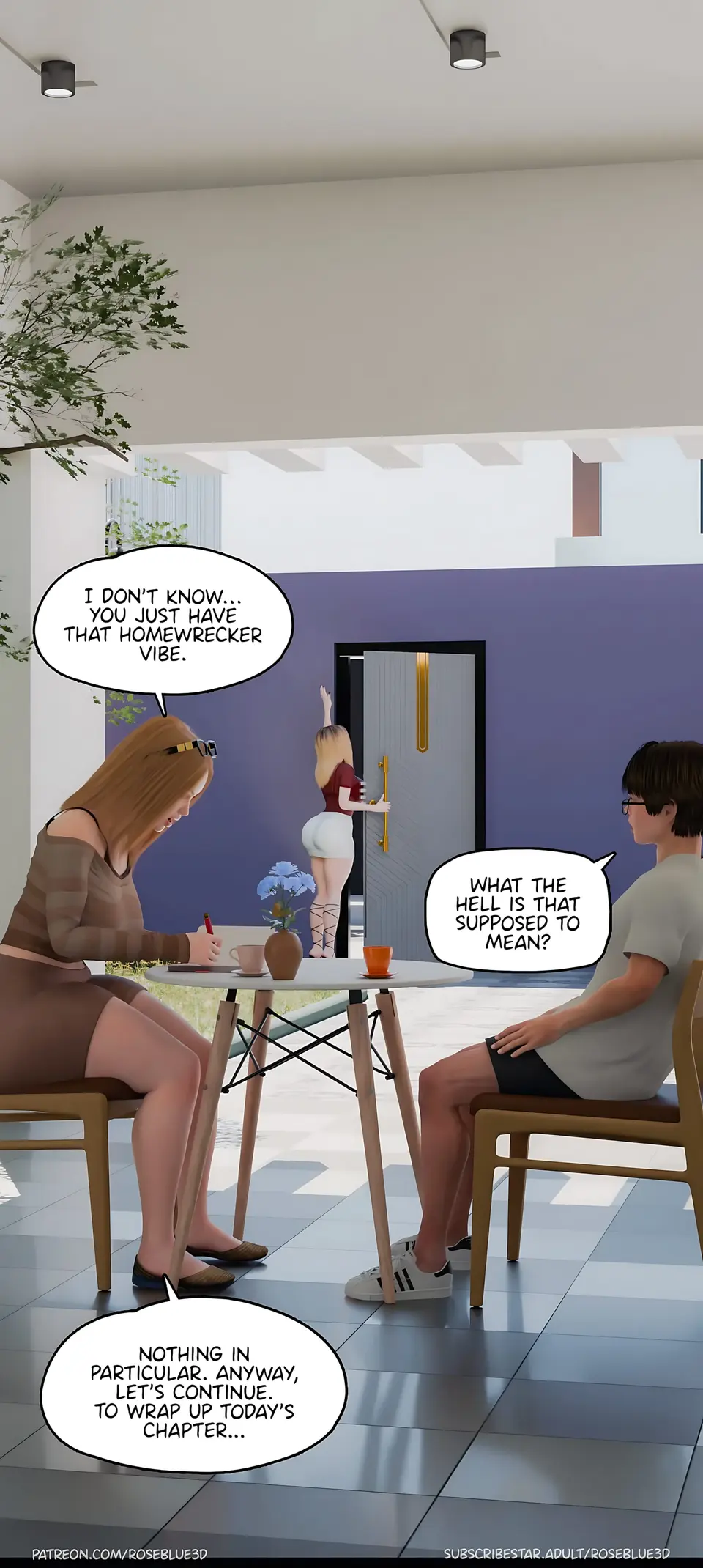 My Neighbor’s Widow 21-56 [RoseBlue3D] porn comic — Season 1, Chapter 23, page 87
