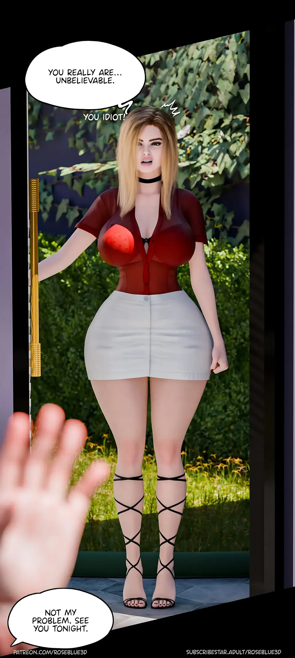 My Neighbor’s Widow 21-56 [RoseBlue3D] porn comic — Season 1, Chapter 23, page 91