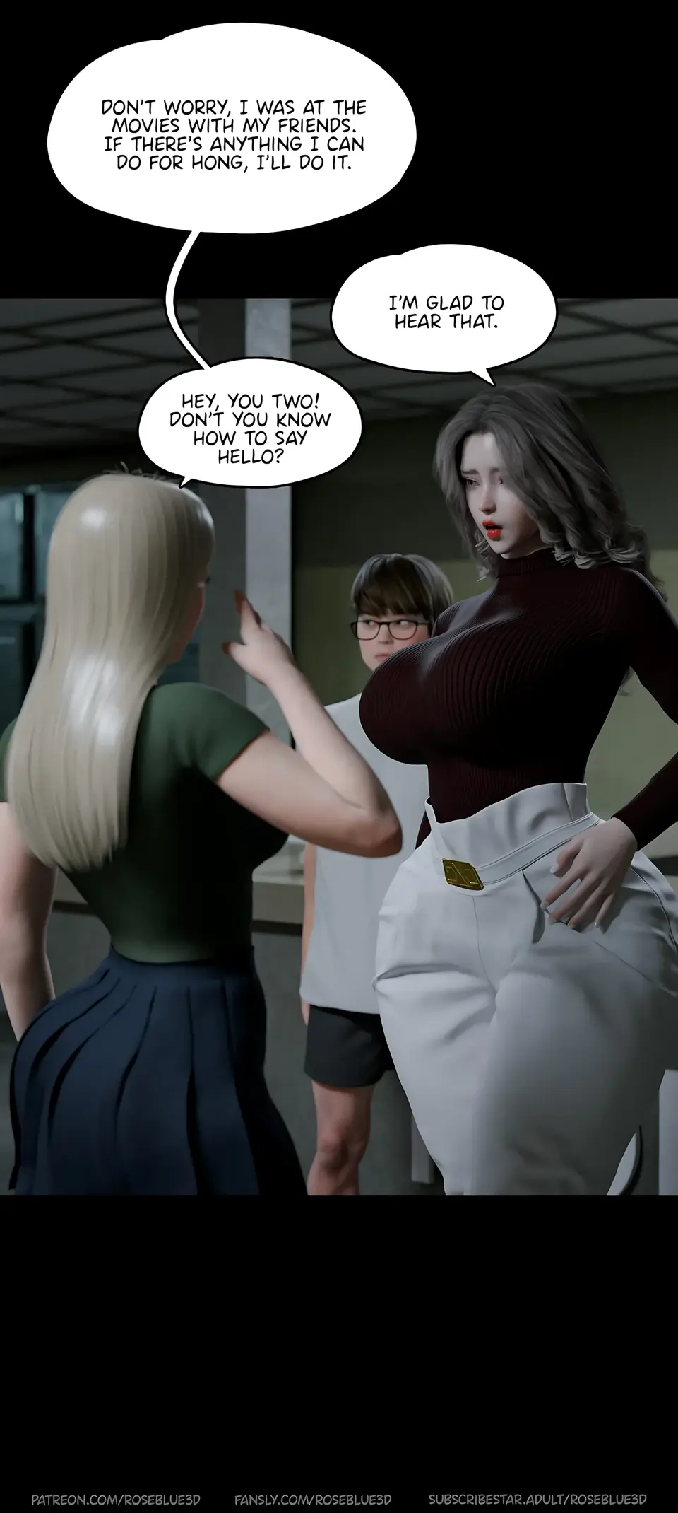 My Neighbor’s Widow 21-56 [RoseBlue3D] porn comic — Season 1, Chapter 28, page 39