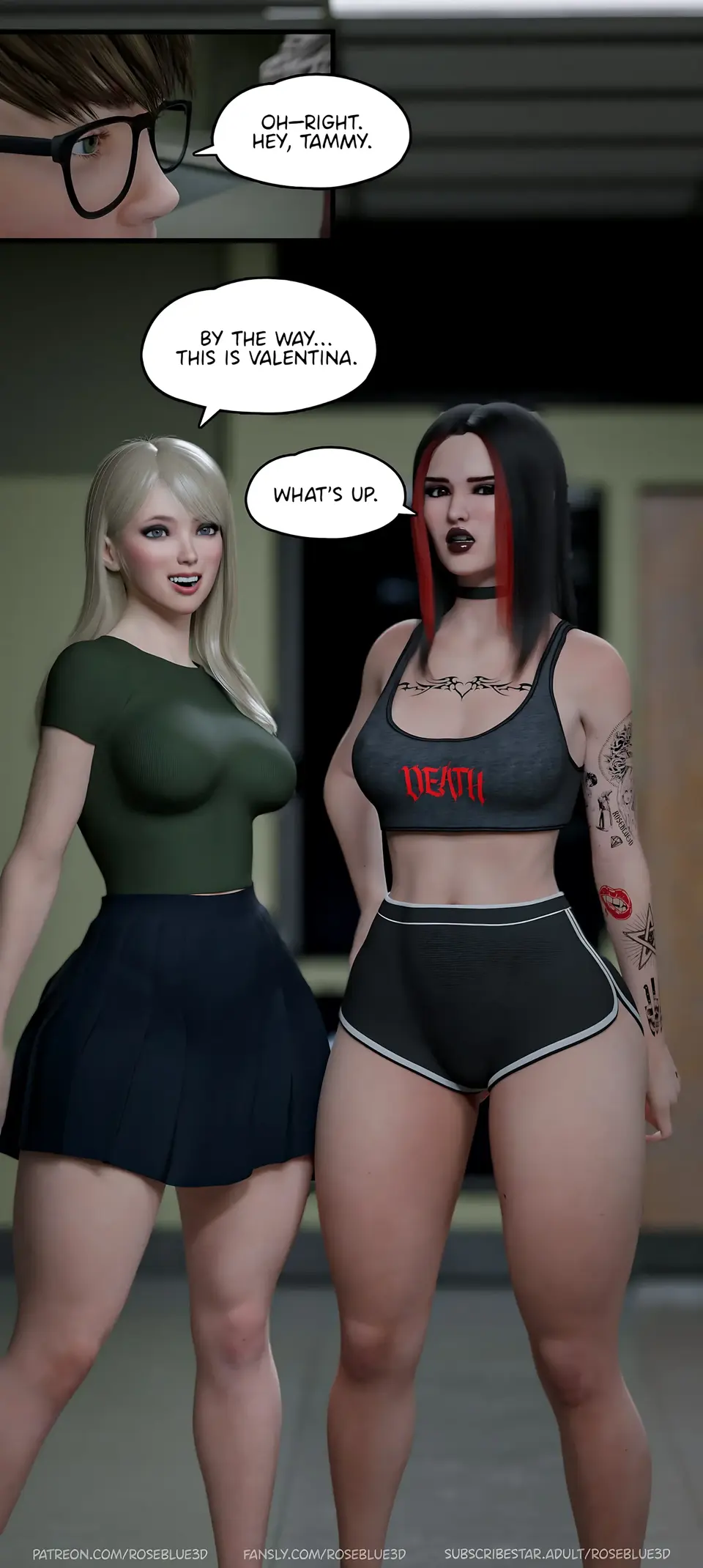My Neighbor’s Widow 21-56 [RoseBlue3D] porn comic — Season 1, Chapter 28, page 43
