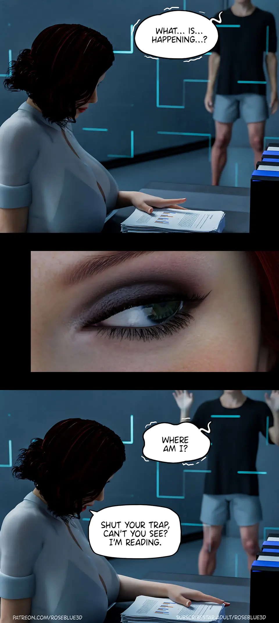 My Neighbor’s Widow 21-56 [RoseBlue3D] porn comic — Season 1, Chapter 3, page 19