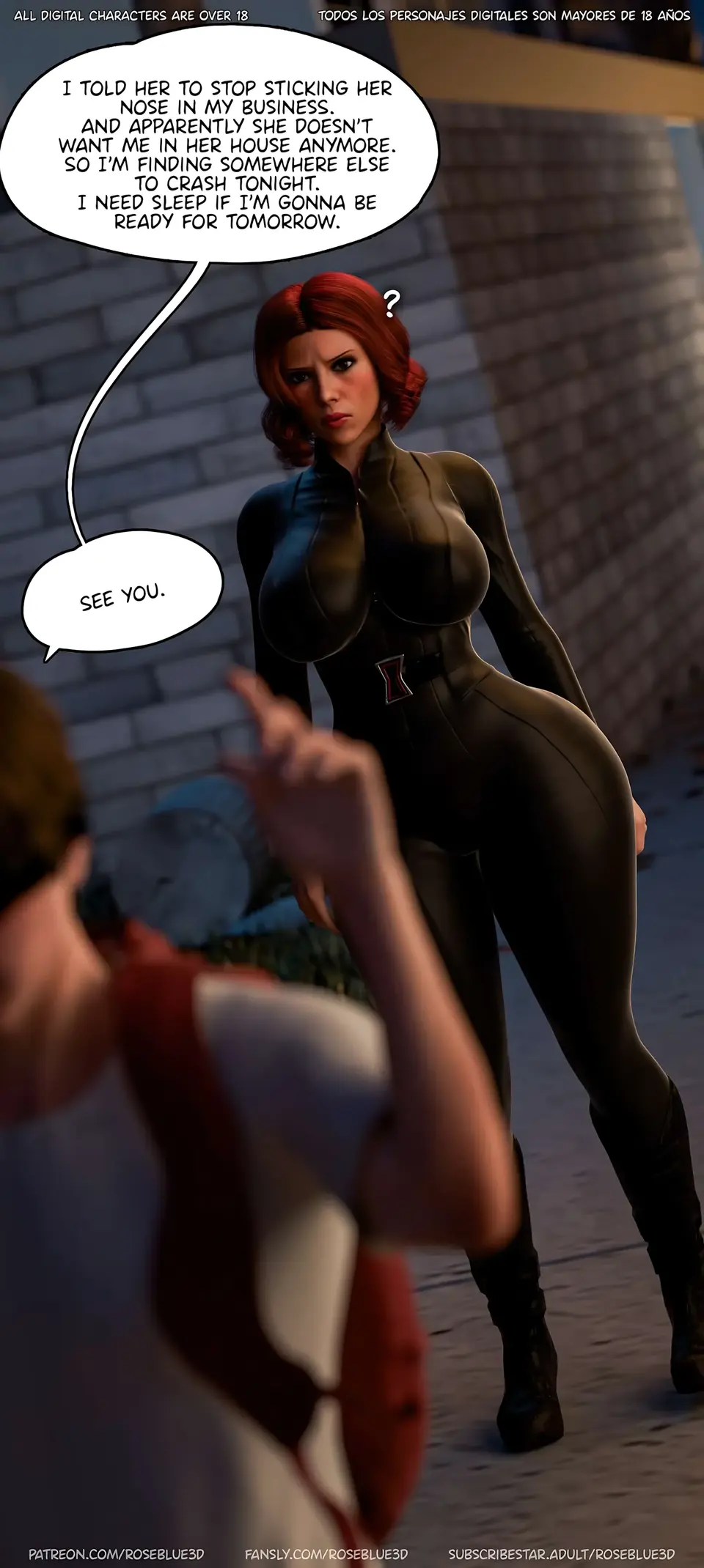 My Neighbor’s Widow 21-56 [RoseBlue3D] porn comic — Season 1, Chapter 35, page 8