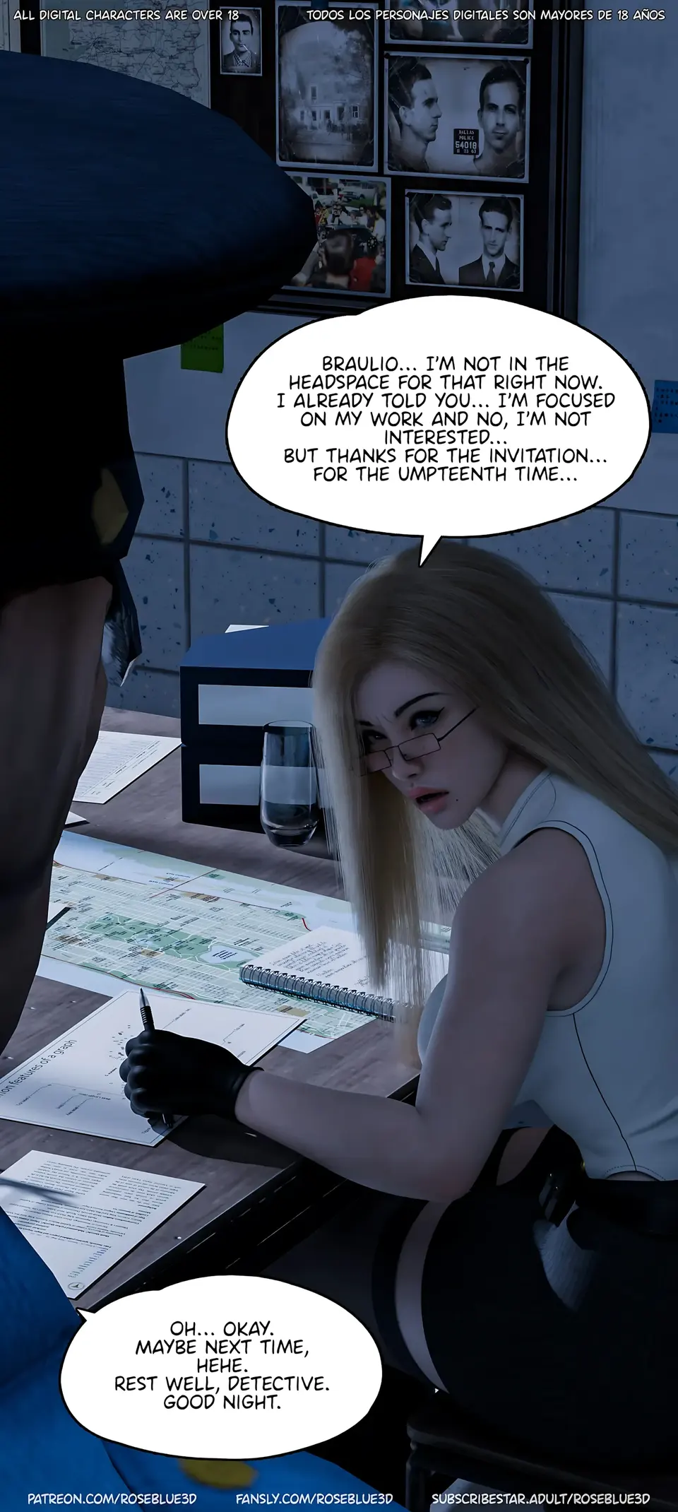 My Neighbor’s Widow 21-56 [RoseBlue3D] porn comic — Season 1, Chapter 37, page 8