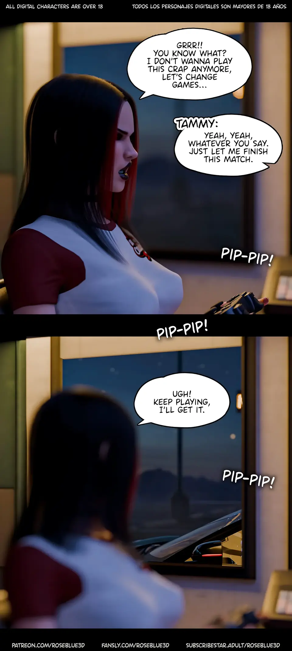 My Neighbor’s Widow 21-56 [RoseBlue3D] porn comic — Season 1, Chapter 39, page 12