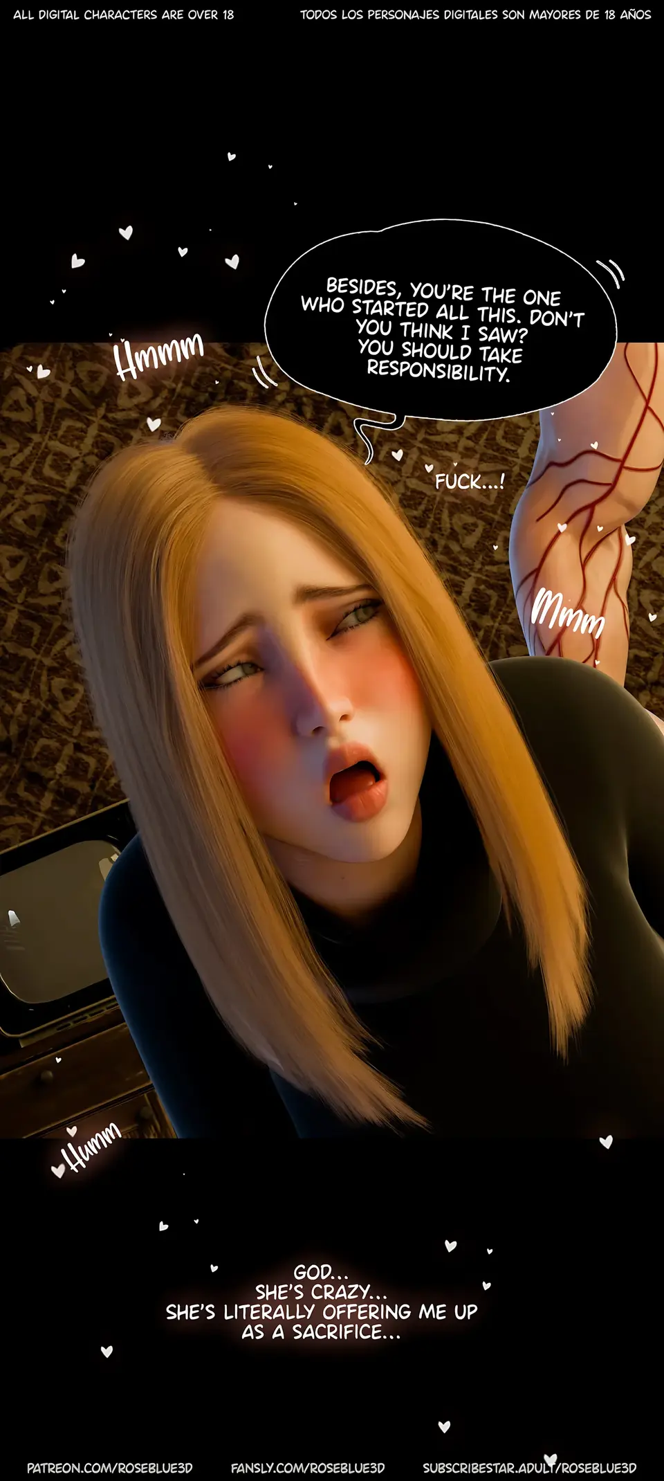 My Neighbor’s Widow 21-56 [RoseBlue3D] porn comic — Season 1, Chapter 39, page 90