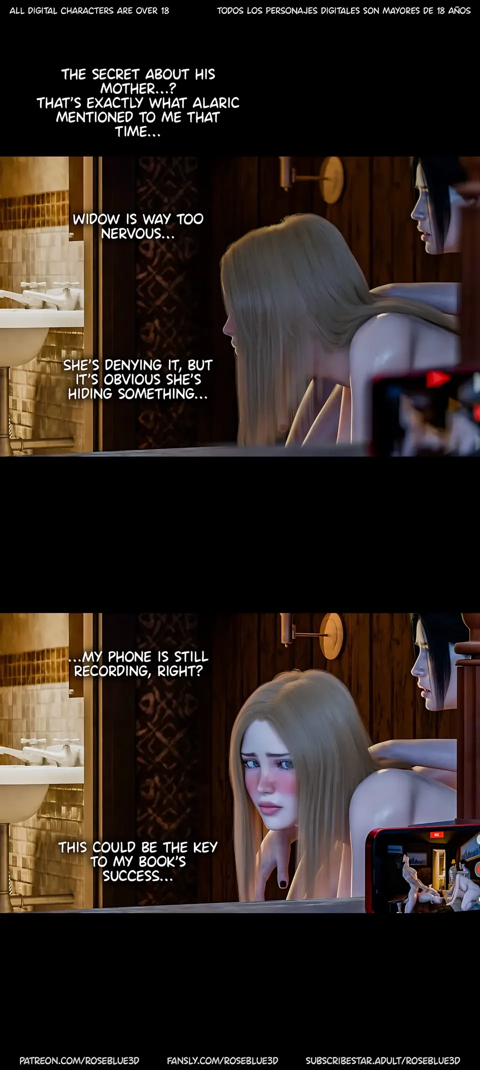 My Neighbor’s Widow 21-56 [RoseBlue3D] porn comic — Season 1, Chapter 40, page 86