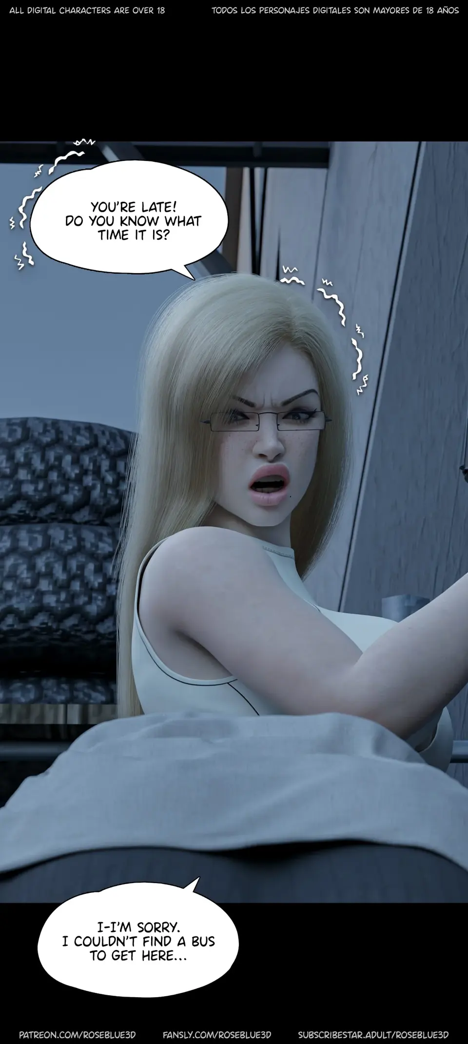 My Neighbor’s Widow 21-56 [RoseBlue3D] porn comic — Season 1, Chapter 41, page 43