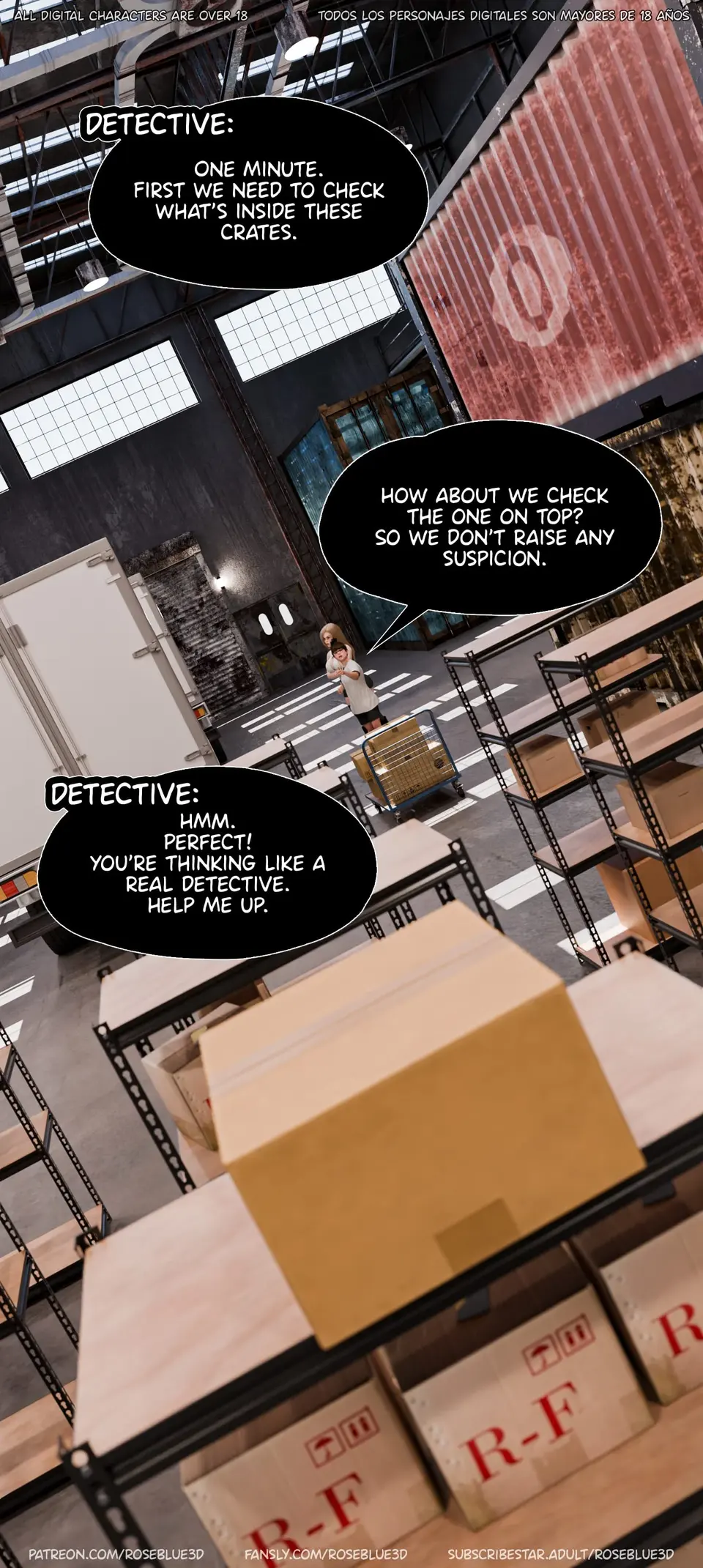 My Neighbor’s Widow 21-56 [RoseBlue3D] porn comic — Season 1, Chapter 41, page 77