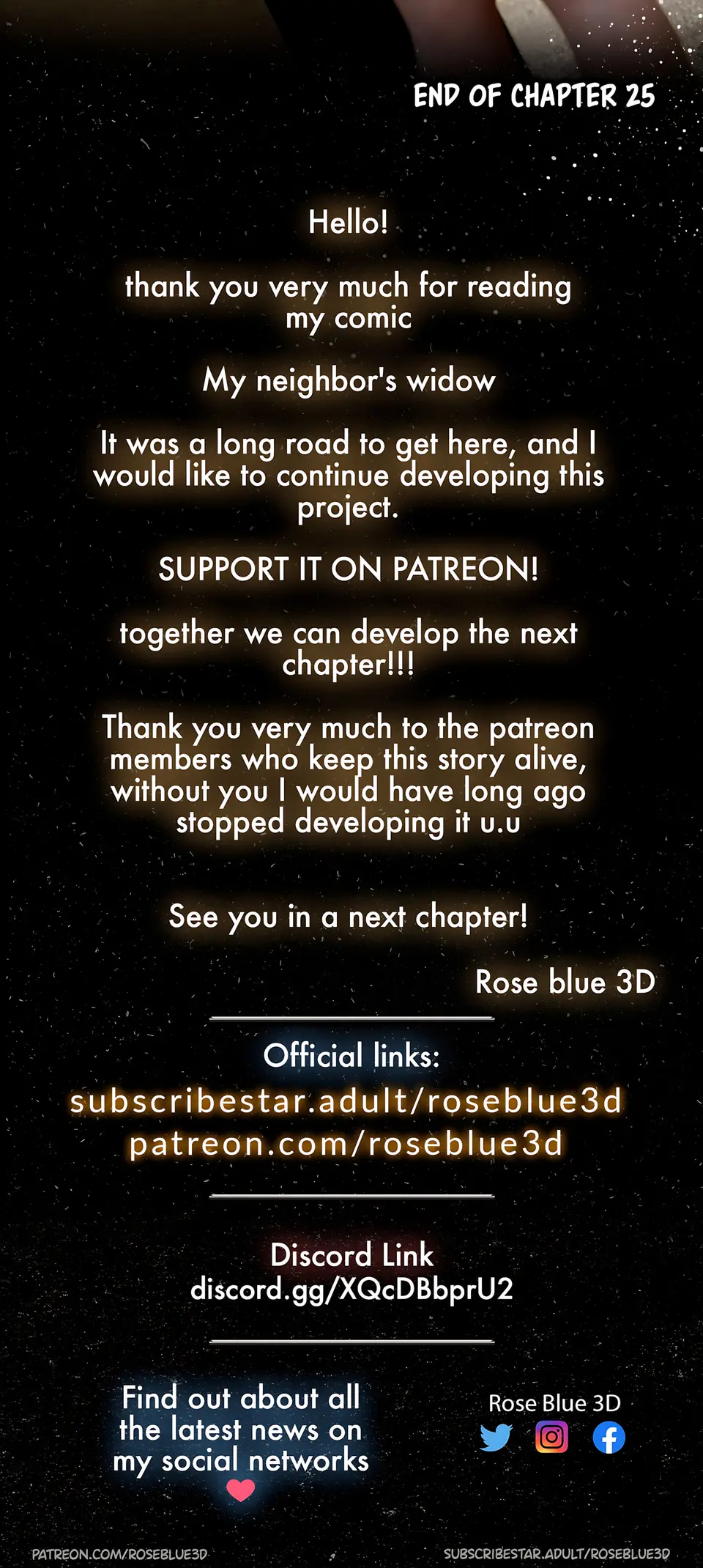 My Neighbor’s Widow 21-56 [RoseBlue3D] porn comic — Season 1, Chapter 5, page 89