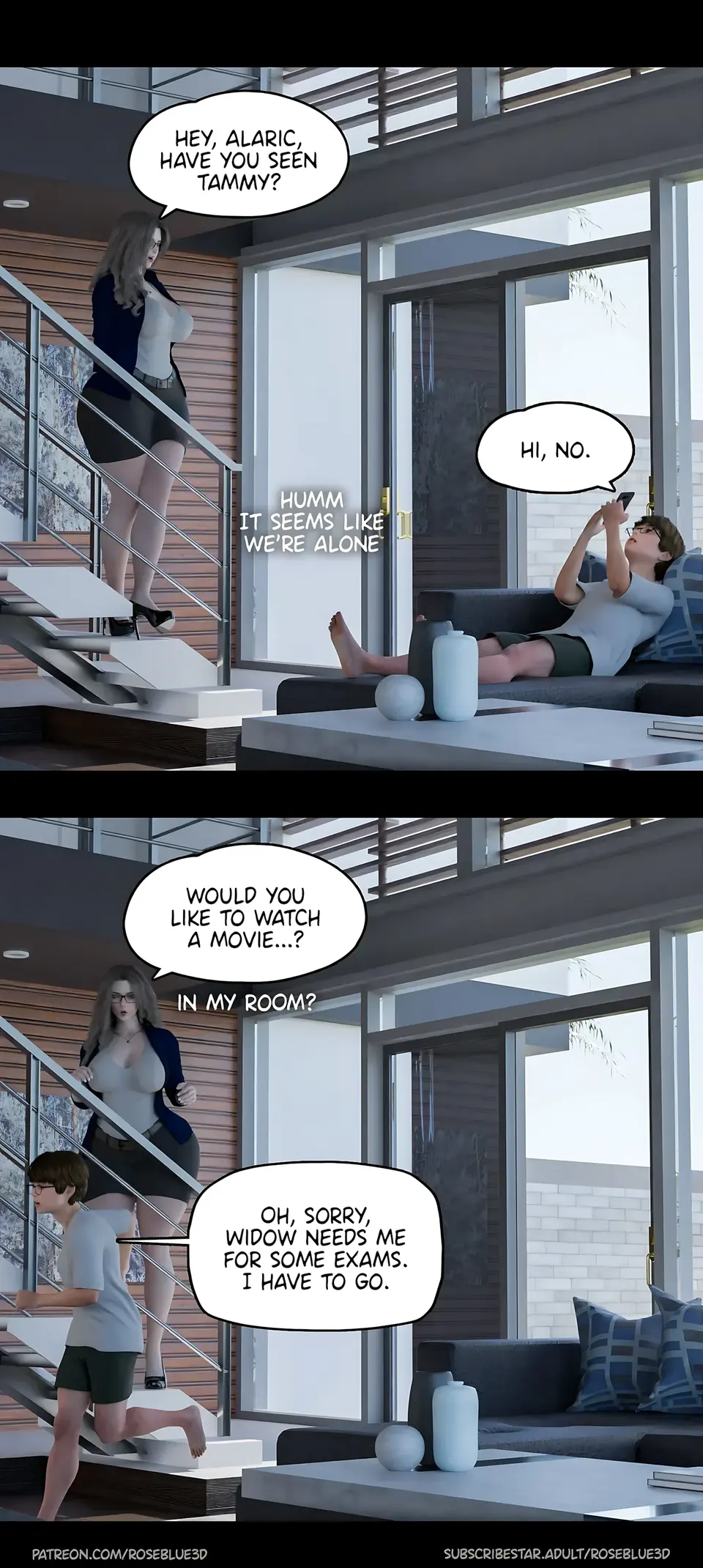 My Neighbor’s Widow 21-56 [RoseBlue3D] porn comic — Season 1, Chapter 6, page 36