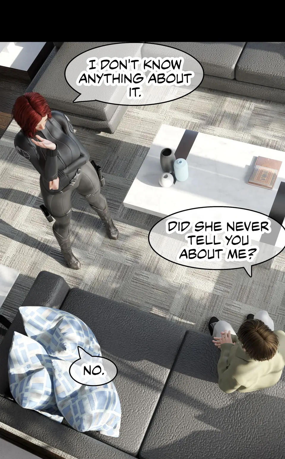 My Neighbor’s Widow [RoseBlue3D] porn comic — Season 1, Chapter 10, page 82